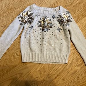 Girls Justice sweater size 6 never worn